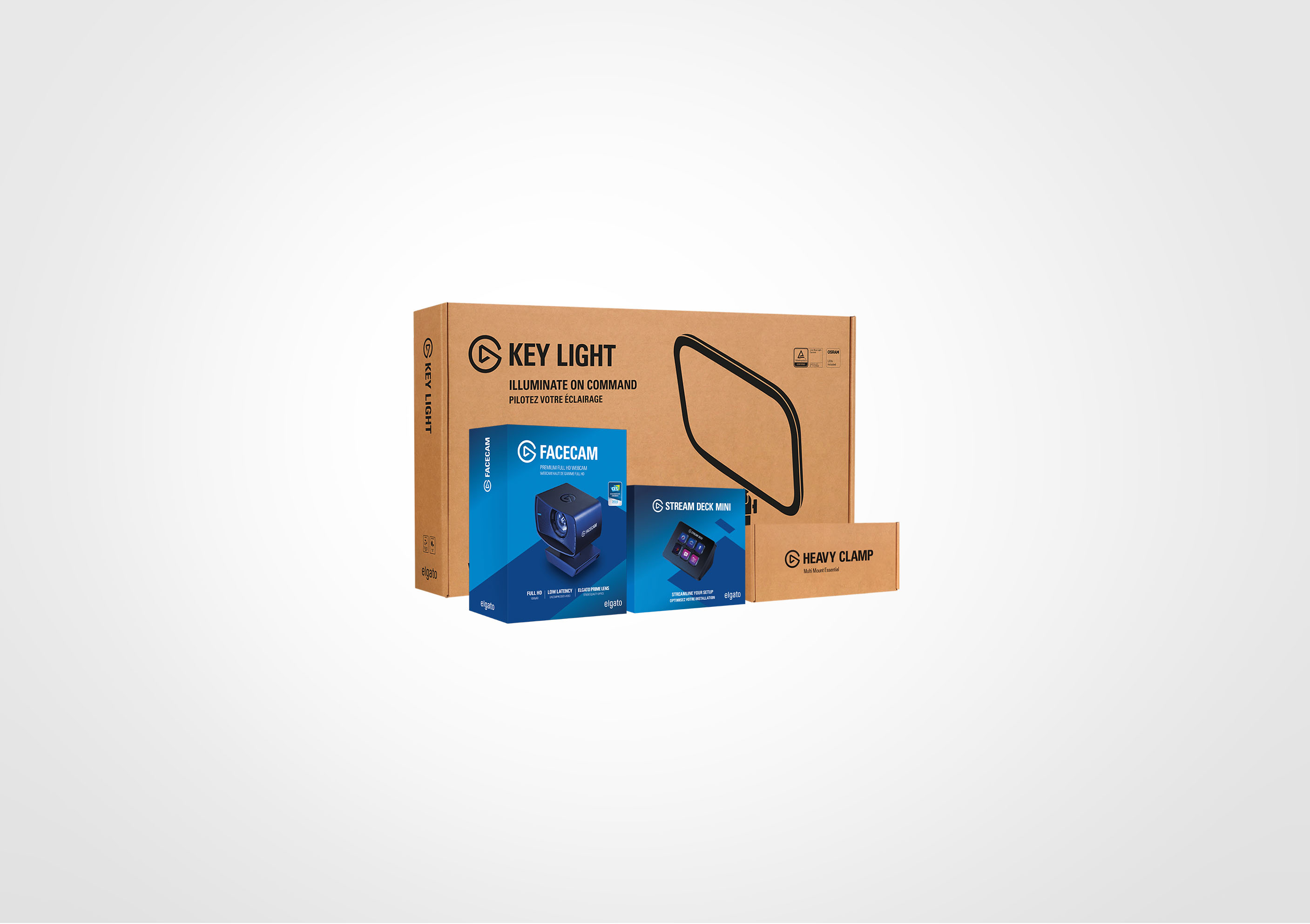 Key Light Solo Bundle - Heavy HD Mini | Elgato